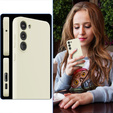 Case for Samsung Galaxy S23 5G, Silicone Lite, beige