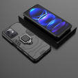 Case for Xiaomi Redmi Note 12 5G / POCO X5 5G, Kickstand Ring, black
