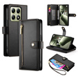 Flip case for Xiaomi 14T, Wallet Zipper Pocket, black