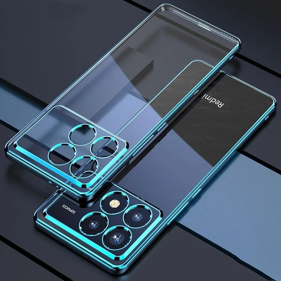 1 x Case for Xiaomi Poco F6 Pro, Frame Case, blue