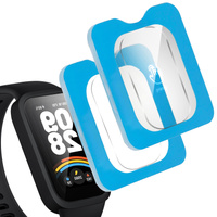 2x ERBORD Tempered Glass for Xiaomi Smart Band 9 Active, with mounting frame