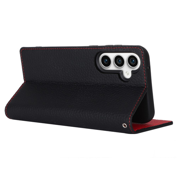 Flip case for Samsung Galaxy A25 5G, Litchi Skin Grain, black