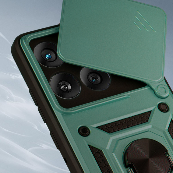 Case for Motorola Edge 60 / 60 Fusion, CamShield Slide, green