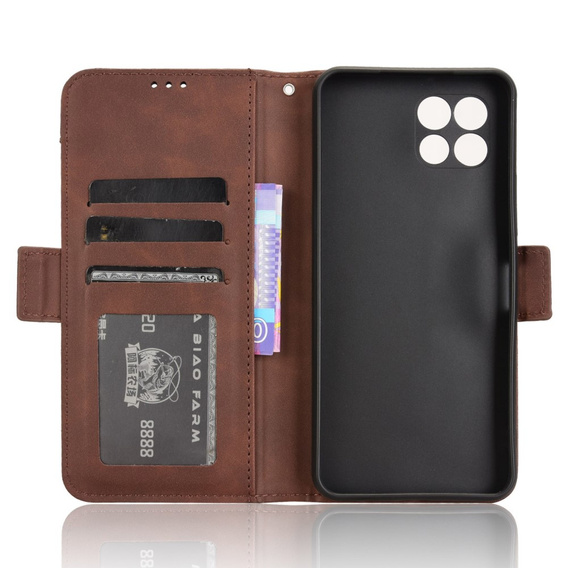 Flip case for T Phone 2 5G, Card Slot, brown