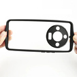Case for Honor Magic 6 Lite 5G, Fusion Hybrid, with camera protection, transparent / black