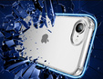 Case for iPhone 16E, Erbord Dropproof, transparent + Glass