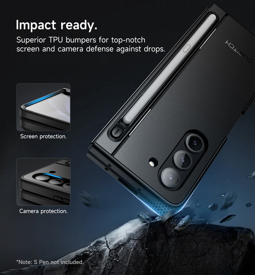 Suritch Full Body Case with Stand and Stylus Holder for Samsung Galaxy Z Fold5