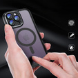 Case for iPhone 14 Pro, ERBORD Impact Guard, MagSafe, black