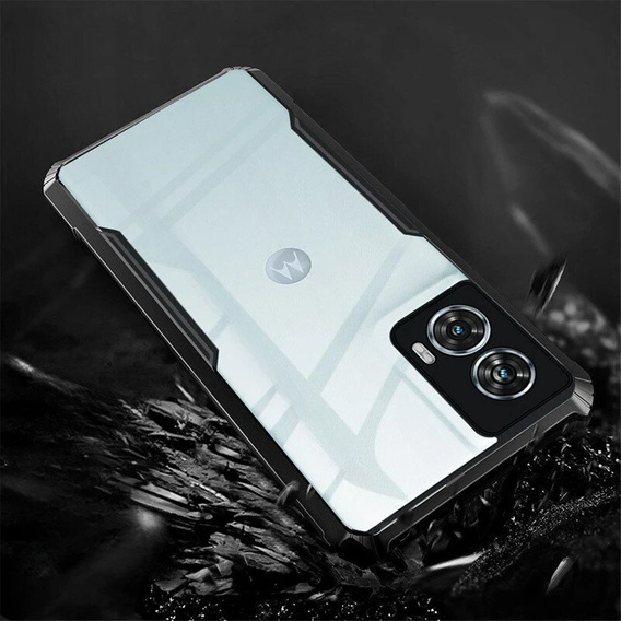 Case for Motorola Edge 50 Fusion 5G, AntiDrop Hybrid, black