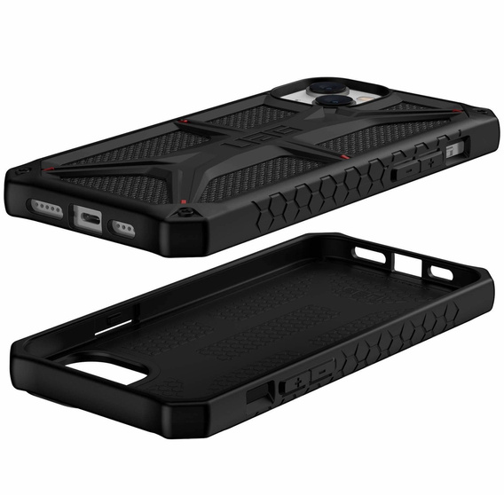 Case Urban Armor Gear for iPhone 14 Plus, Monarch, Kevlar black
