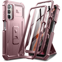 Armored case for Samsung Galaxy A25, Dexnor Full Body (Two Frames), pink