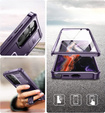Armored case for Samsung Galaxy S23 Ultra, Dexnor Full Body (Two Frames), purple