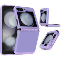 Armored Case for Samsung Galaxy Z Flip7 FE / Z Flip6, Armor Shockproof, purple