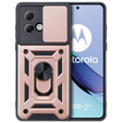 Case for Motorola Moto G84 5G, CamShield Slide, pink rose gold