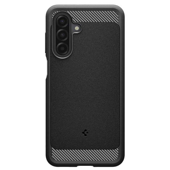Spigen case for Samsung Galaxy A16 4G/ 5G, Rugged Armor MagSafe, black + Tempered Glass 9H