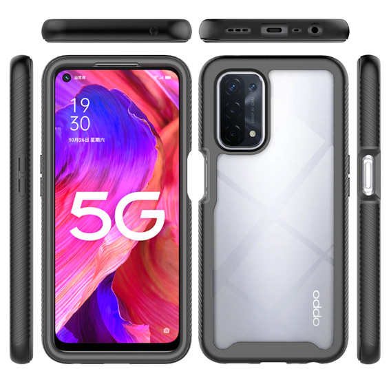 Case for OPPO A54 5G/A74 5G, Shockproof, with film, blue