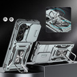 Case for Samsung Galaxy Z Fold6 5G, CamShield Slide, silver