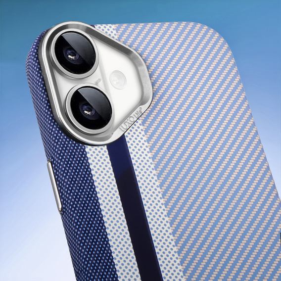 MagSafe's iPhone 16 Case, Carbon Fiber, blue