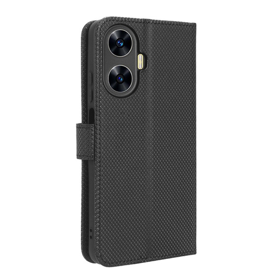 Flip case for Realme C55, Wallet, Smart Magnet, black
