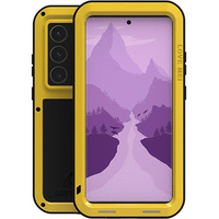 Love Mei Case for Samsung Galaxy S24 Ultra, armored without glass, yellow