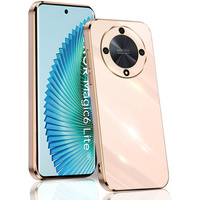 Case for Honor Magic 6 Lite 5G, Glamour CamShield, pink rose gold