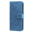 Flip case for Samsung Galaxy M34 5G, Mandala Flower, blue