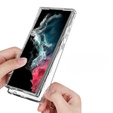 Case for Samsung Galaxy S23 Ultra, Shockproof, with film, transparent