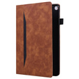 Case for Lenovo Tab M11, Classic, with space for stylus, brown