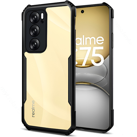 Case for Realme 14X / Realme C75, AntiDrop Hybrid, black