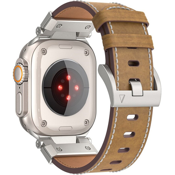 Leather strap for Apple Watch 1/2/3/4/5/6/7/8/9/SE/Ultra/Ultra 2 42/44/45/49MM.