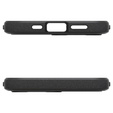 Spigen case for iPhone 16E, Rugged Armor MagSafe, black + Tempered Glass 9H