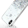 Case for iPhone X/XS, Glittery, transparent