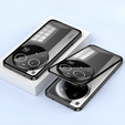 Case for Xiaomi 15 Ultra, Magnetic Dual Glass, black