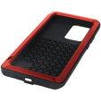 Love Mei Case for Samsung Galaxy Note 20 Ultra, armored without glass, red