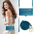 Flip case for Xiaomi 14T, Wallet Zipper Pocket, blue