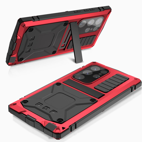 Armored case for Samsung Galaxy S25 Ultra, R-JUST, red