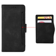 Flip case for Xiaomi Redmi Note 13 Pro 4G / Xiaomi Redmi Note 14S / Xiaomi Poco M6 Pro 4G, Card Slot, black