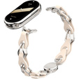 Stainless Steel Watch Strap with Protective Case for Apple Watch, Silver