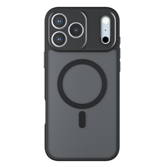 Matt Case for iPhone 17, for Magsafe, matt black