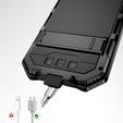 Armored case for iPhone 16E, R-JUST, black