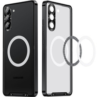 Camera Protection Case for Samsung Galaxy S23 FE, CamShield MagSafe, transparent / black