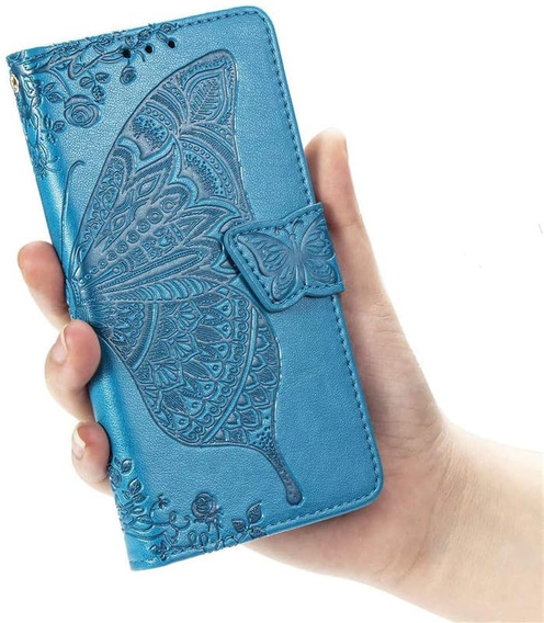 Flip case for OnePlus Nord CE4 Lite, Butterfly, blue
