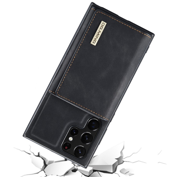 Case for Samsung Galaxy S22 Ultra 5G, DG.MING 2in1, black