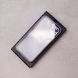 Case for iPhone 11, Magnetic Dual Glass, purple