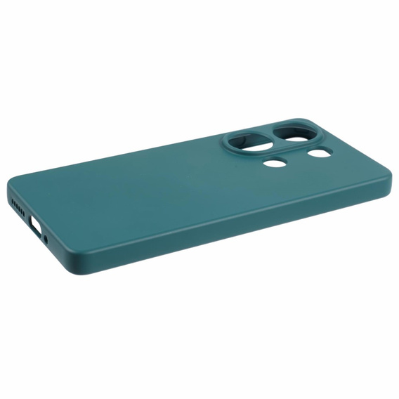 Case for Xiaomi Redmi Note 13 Pro 4G / Xiaomi Redmi Note 14S / Xiaomi Poco M6 Pro 4G, Silicone Lite, dark green