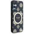 GUESS Magnetic IML Peony case for Samsung Galaxy S25