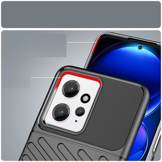 Case for Xiaomi Redmi Note 12 4G, Thunder, black