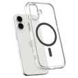 Spigen Ultra Hybrid MagSafe Case for iPhone 17, Clear/Graphite