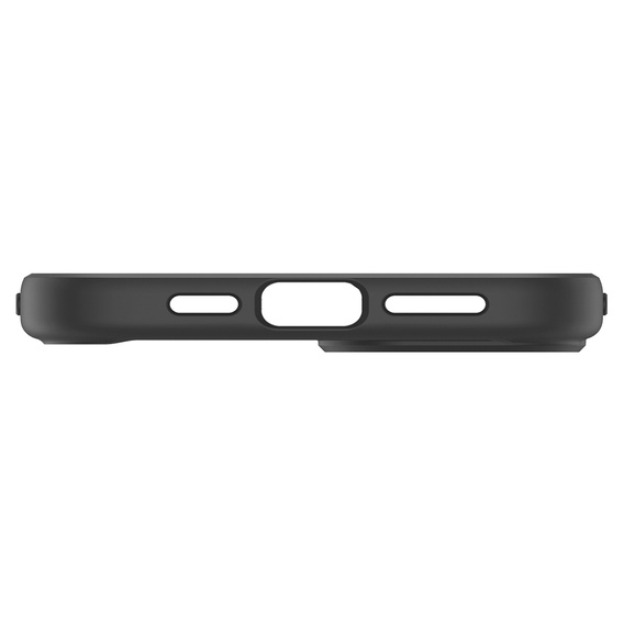 Spigen case for iPhone 15, Ultra Hybrid, black + 9H Tempered Glass