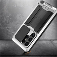 Armored case for Samsung Galaxy S24 Ultra, R-JUST, silver
